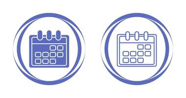 icône de vecteur de calendrier