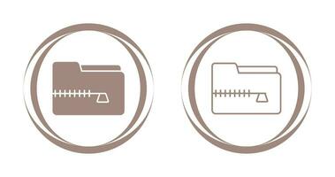 icône de vecteur de fichier zip