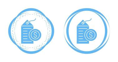 icône de vecteur d'étiquette de prix