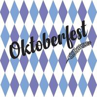 oktoberfest sans couture modèle avec plat conception. eb vecteur