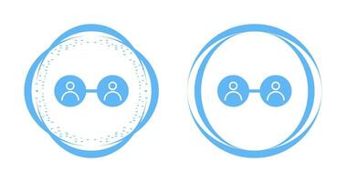 icône de vecteur de cercle social