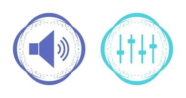 icône de vecteur de contrôle du volume