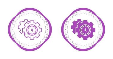 icône de vecteur de gestion du temps