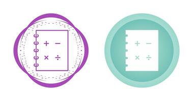 icône de vecteur de mathématiques