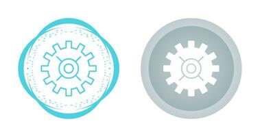 icône de vecteur de roue dentée