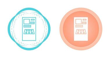 icône de vecteur de distributeur automatique de billets