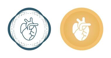 icône de vecteur de coeur médical