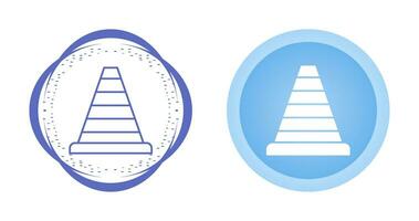 icône de vecteur de cône de signalisation