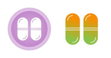 icône de vecteur de capsules