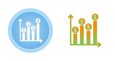 icône de vecteur de revenus