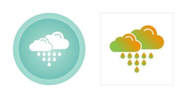 icône de vecteur de pluie acide