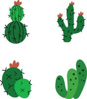 cactus plat forme. vecteur illustration