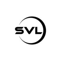 svl lettre logo conception, inspiration pour une unique identité. moderne élégance et Créatif conception. filigrane votre Succès avec le frappant cette logo. vecteur