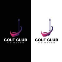 le golf équipe sport logo conception tournoi illustration symbole modèle vecteur