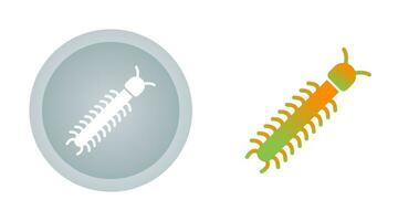 icône de vecteur de mille-pattes
