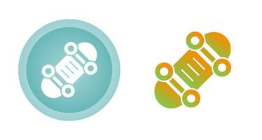 icône de vecteur de planche à roulettes