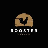 poulet logo, pour rôti poulet restaurant, ferme vecteur, Facile minimaliste conception pour restaurant nourriture affaires vecteur
