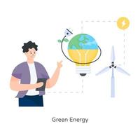 bio énergie verte vecteur