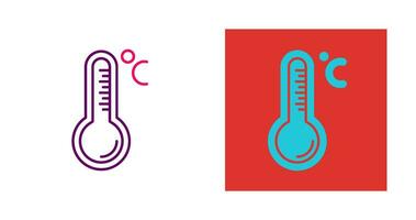 icône de vecteur de thermomètre