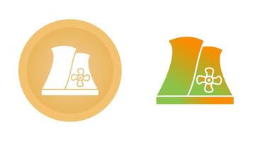 icône de vecteur de centrale nucléaire