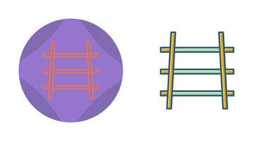icône de vecteur de chemin de fer