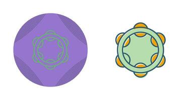 icône de vecteur de tambourin