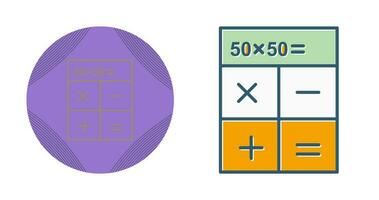 icône de vecteur de calculs