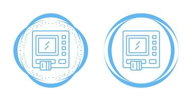 icône de vecteur de guichet automatique