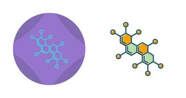 icône de vecteur de molécule