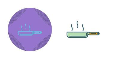icône de vecteur de poêle à frire