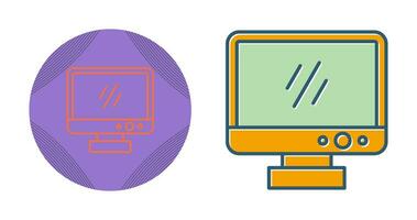 icône de vecteur de moniteur