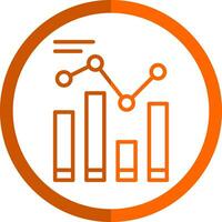 conception d'icônes vectorielles d'analyse de données vecteur