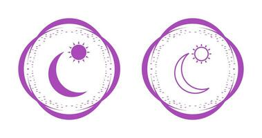 icône de vecteur soleil et planètes