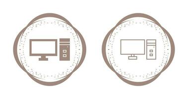 icône de vecteur d & # 39; ordinateur