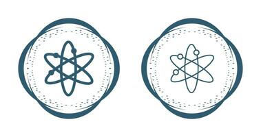 icône de vecteur de structure atomique