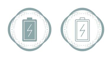 icône de vecteur de charge de la batterie