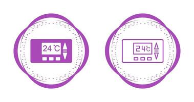 icône de vecteur de thermostat