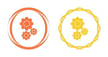 icône de vecteur de roue dentée
