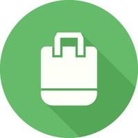réutilisable achats sac vecteur icône