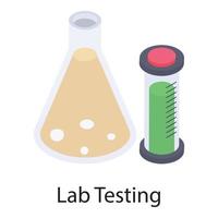 appareil d'essai en laboratoire vecteur