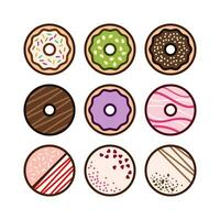 Donut v01 Couleur vecteur