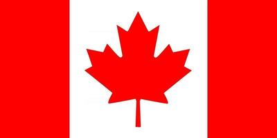 image vectorielle du drapeau national du canada vecteur