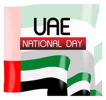 image vectorielle du drapeau national des émirats arabes unis vecteur