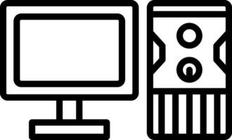 conception d'icône de vecteur d'ordinateur