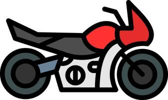 conception d'icône de vecteur de moto