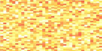 texture de vecteur rouge et jaune clair dans un style rectangulaire.