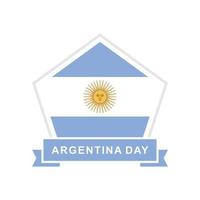 vecteur de conception de la journée argentine