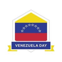 vecteur de conception de la journée du venezuela