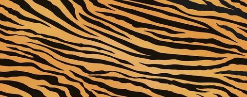 illustration vectorielle continue de peau de tigre reproductible horizontalement et verticalement.