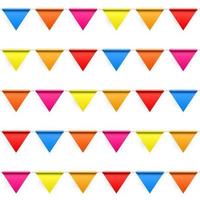 fond de fête avec des drapeaux illustration vectorielle motif transparent vecteur